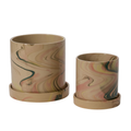 Melage Pot with Saucer