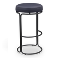 Linnea Set of 2 Vegan Leather Upholstered Bar Stool