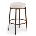 Faye Performance Fabric Upholstered Bar Stool