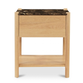 Elio Nightstand Dark Emperador Marble