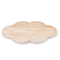 Quenby Natural Clover Shaped Travertine Tray