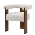 Barrel Upholstered Dining Chair