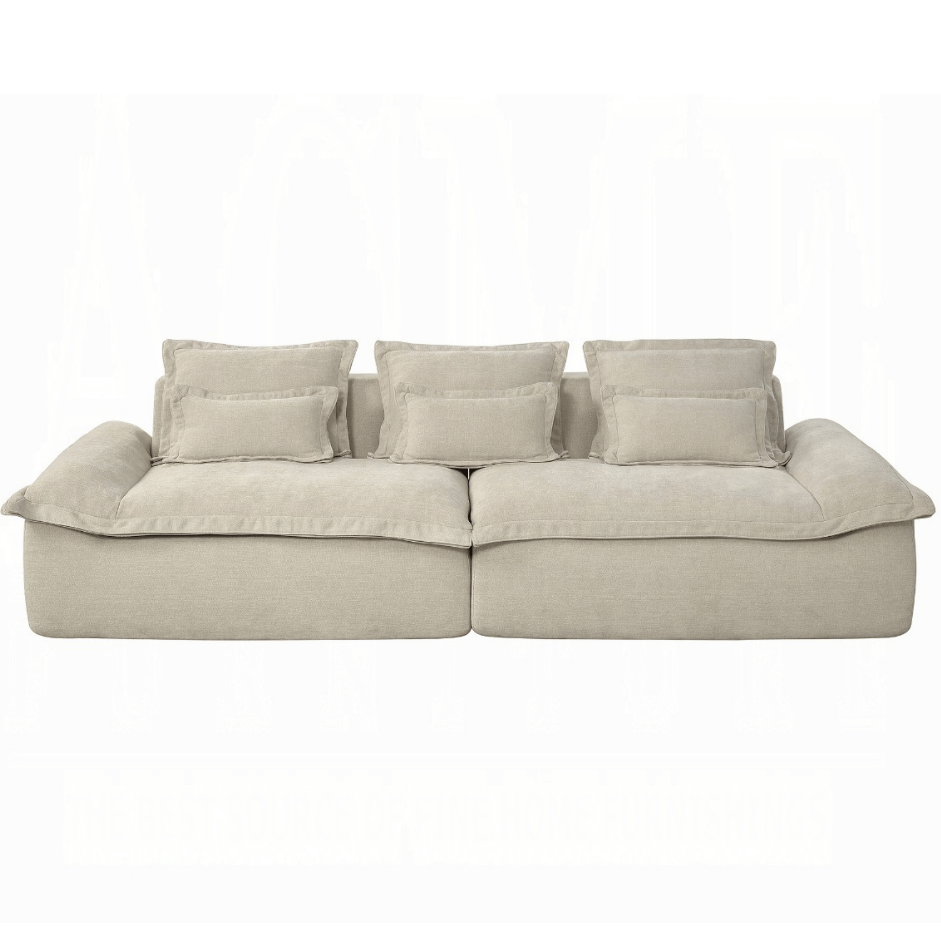Jesse Oversized Sofa w/6 Pillows