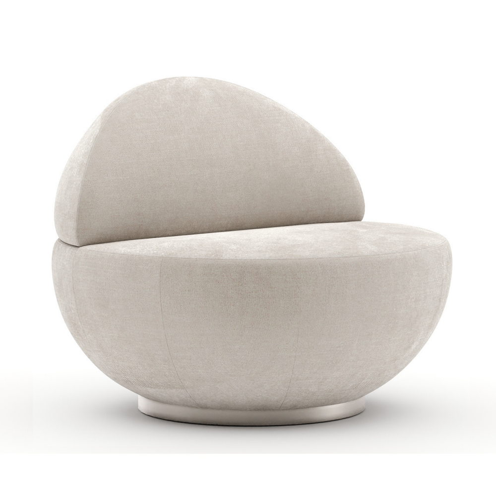 Jagger Swivel Chair - Ivory