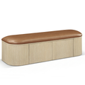 Urbino Vegan Leather Upholstered Storage Bench