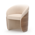 Fleur Wood Back Dining Chair