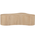 Ximena Natural Solid Wood And Burl Veneer Coffee Table