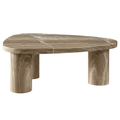 Sylvestra Beige Concrete Indoor/Outdoor Coffee Table