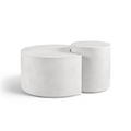 Hesper White Concrete Indoor/Outdoor Coffee Table Set