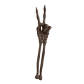 Cast Iron Skeleton Peace Sign Set of 2
