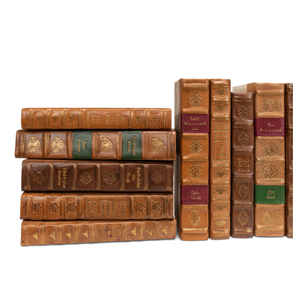 Ashbourne Gilded Decorative Book Collection – Set of 24