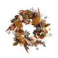Oak Leaf & Pumpkin Wreath