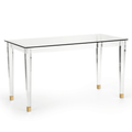 Acrylic Denver Desk Brass