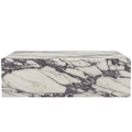 Bromley White Genuine Marble Coffee Table