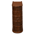 Barnes Leather Book Side Table