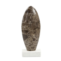 Boda Sculpture Dark Emperador Marble