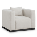 Alistair Linen Textured Fabric Upholstered Chair