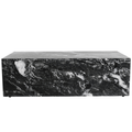 Bromley Black Genuine Marble Coffee Table