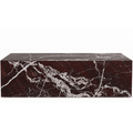 Cherry Marble Plinth Coffee Table