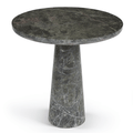 Fontelina 30" Marble Bistro Table in Forest Green