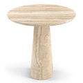 Fontelina 30" Marble Bistro Table in Taj Mahal