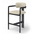 Axelle Vegan Leather Upholstered Counter Stool