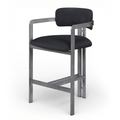 Axelle Vegan Leather Upholstered Counter Stool
