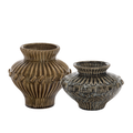 Ria Reactive Ceramic Vase Set