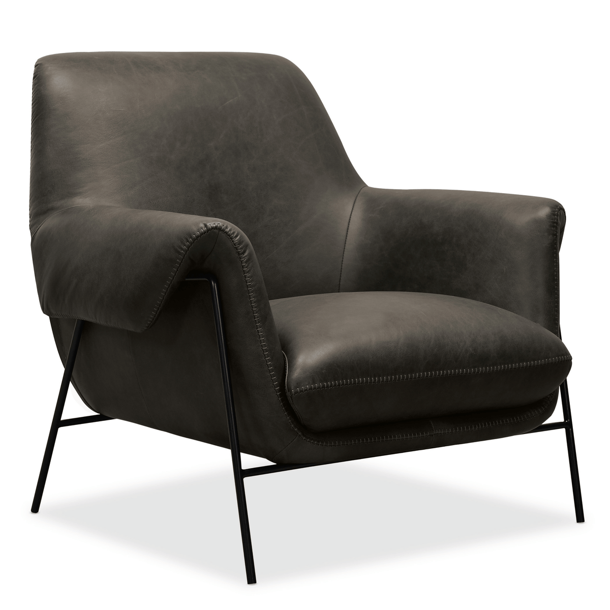 Ambroise Metal Frame Club Chair