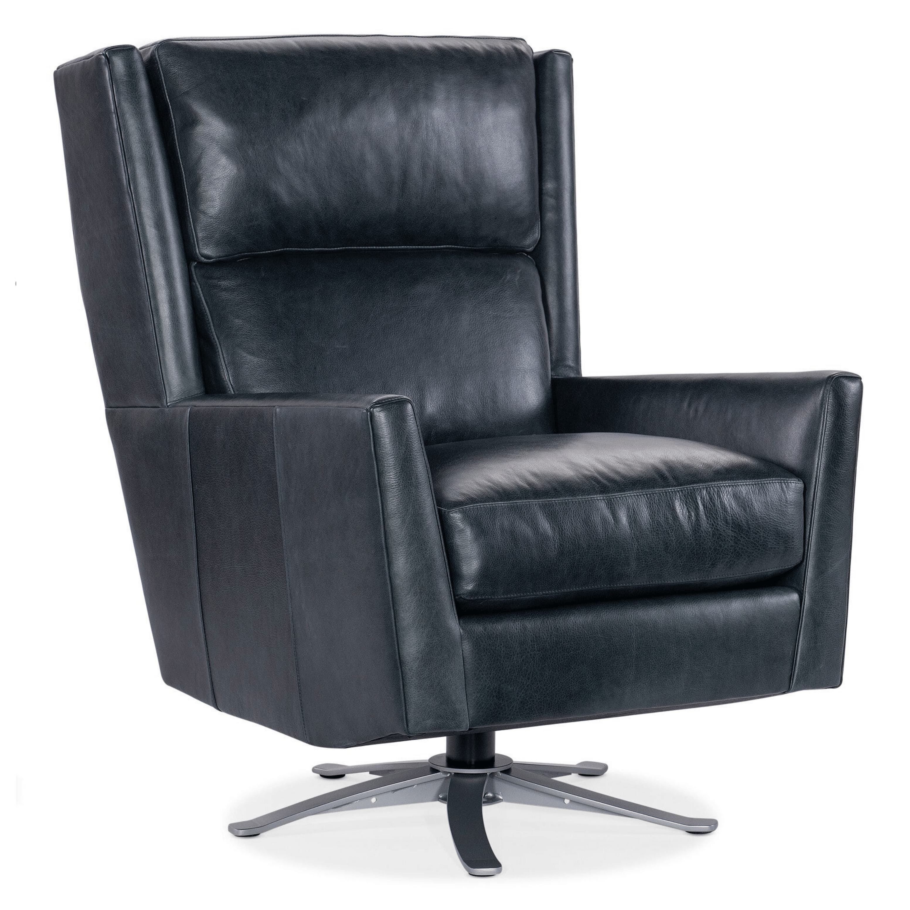 Roen Swivel Metal Pedestal Chair
