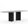 Viola Dining Table Smoked Glass