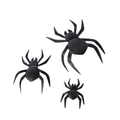 Widow Spider Wall Decor - Set of 3