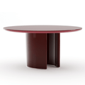 Tobie Round Dining Table - Rouge
