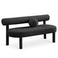 Oristano Boucle Fabric Upholstered Bench