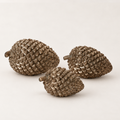 Golden Coulter Pinecone Decor