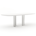 Tobie Rec Dining Table - Almond Milk