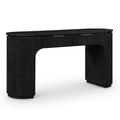 Athenais Solid Wood And Oak Veneer Desk