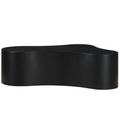 Ximena Black Solid Wood And Burl Veneer Coffee Table