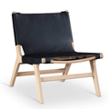 Piran Vegan Leather Upholstered Accent Chair