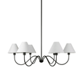 Whitney Chandelier Blackened Bronze