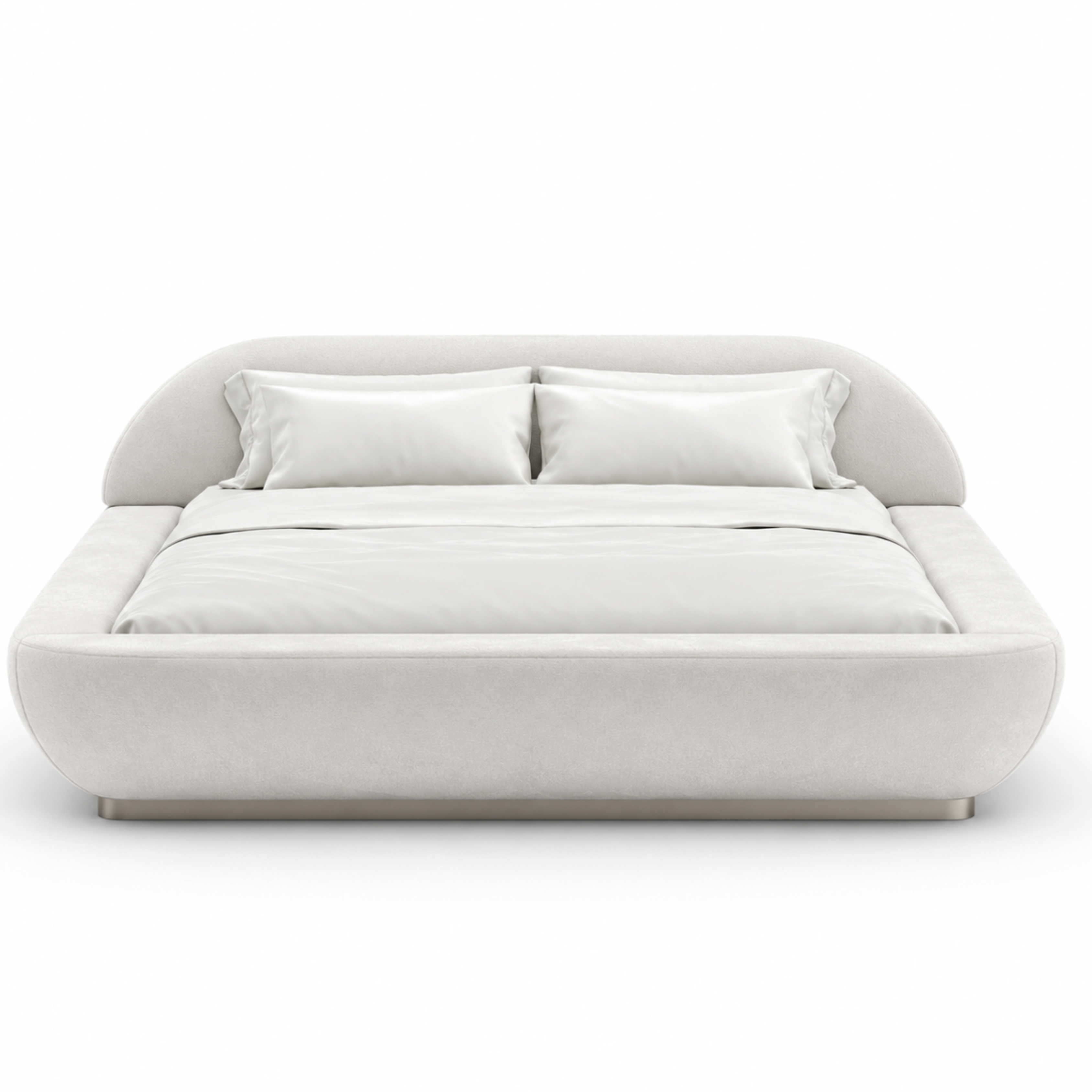 Jagger King Bed - Ivory