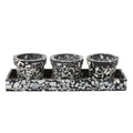 Rigby Pot with Saucer - Set of 3