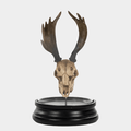 Moose Skull Bell-Glass Decor – Stylish Animal Skull Accent