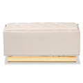 Powell Glam Storage Ottoman