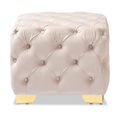 Avara Glam Button Tufted Ottoman