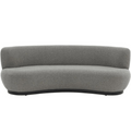 Stevie Boucle Curved Back Sofa
