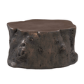Log Coffee Table in Bronze – Modern Organic Design 36″