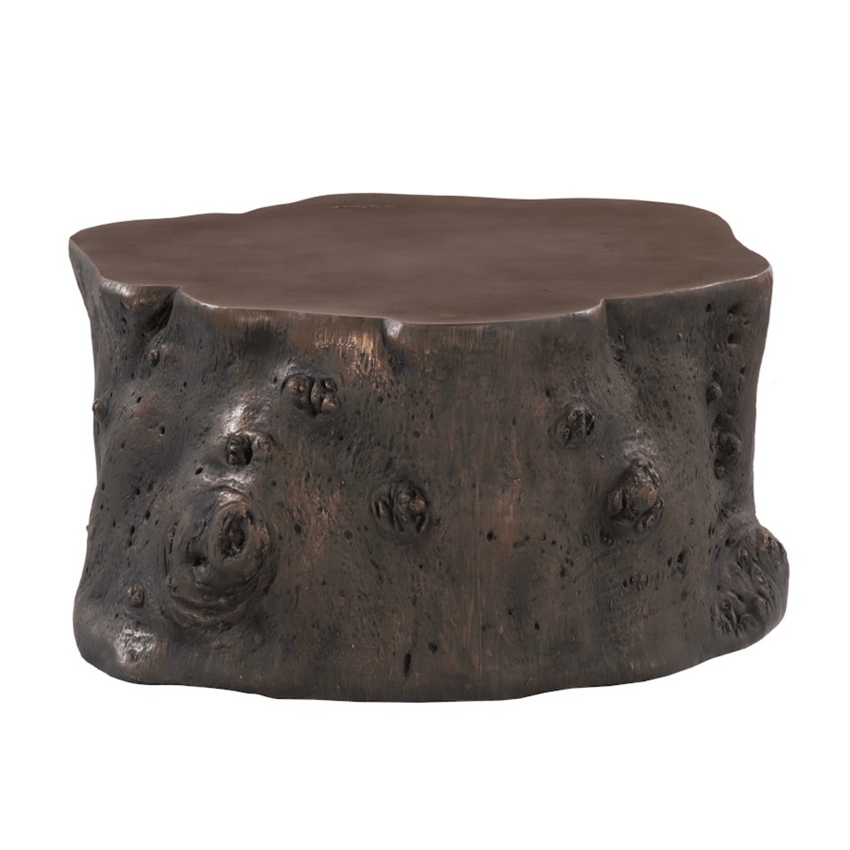 Log Coffee Table in Bronze
