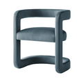 Winslow Barrel Chair in Cadet Blue