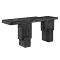 Anzio Oak Veneer And Solid Wood Console Table